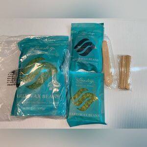 Lansley Wax Hair Removal Home Waxing hard wax beans refills 1lb, 3.5 oz, 3.5oz